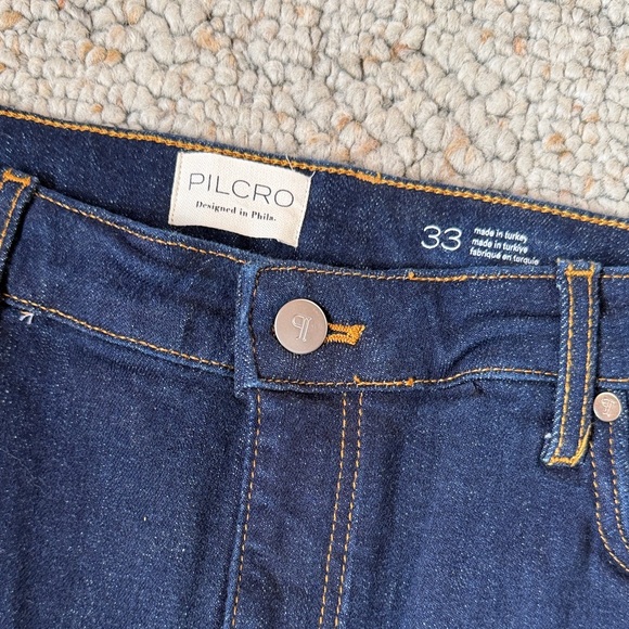 Pilcro Dark Blue Ankle Jeans - Picture 2 of 8